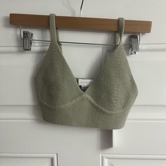 Jonathan Simkhai Knit Bra Top NWT Size S - Picture 1 of 7